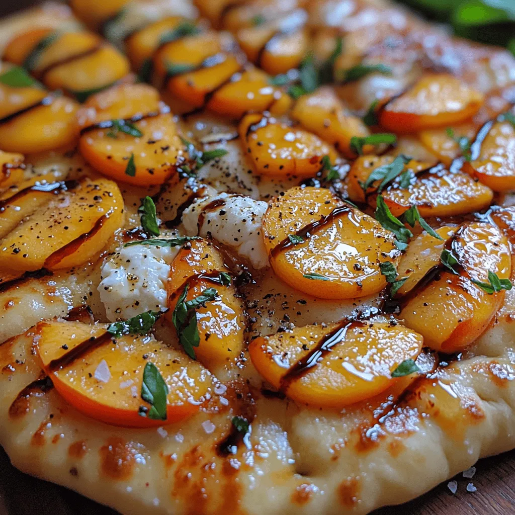 The success of the Peach Burrata Flatbread lies in its simple yet high-quality ingredients. Each component contributes its unique flavor and texture, creating a dish that is much greater than the sum of its parts. Let’s take a closer look at these essential ingredients.