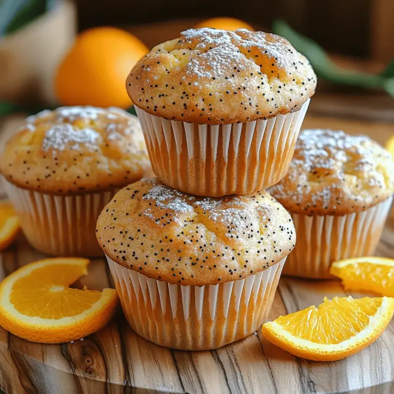 If you're a fan of breakfast delights or simply enjoy indulging in a tasty snack throughout the day, zesty orange poppy seed muffins are sure to capture your heart and palate. These delightful muffins are a perfect marriage of bright citrus flavor and nutty texture, making them an irresistible treat for any occasion. Whether you're savoring them with your morning coffee, packing them in your lunch, or enjoying them as an afternoon pick-me-up, these muffins are versatile enough to fit into any part of your day.