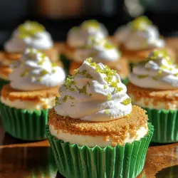 Cheesecakes have long held a beloved place in the hearts of dessert enthusiasts across the globe. Their luscious, creamy texture combined with a variety of flavors makes them a versatile treat suitable for any occasion. Among the myriad of cheesecake variations, Zesty Mini Key Lime Cheesecakes stand out as a refreshing twist on this classic dessert. With their vibrant key lime flavor, these mini cheesecakes deliver the perfect balance of tartness and sweetness, making them an irresistible choice for those seeking a light yet indulgent dessert.