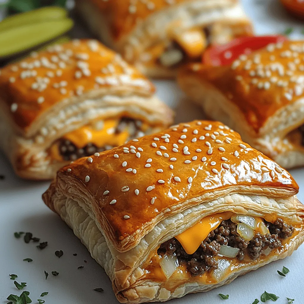 Before diving into the preparation steps, it’s essential to understand the core ingredients that contribute to the overall flavor and texture of these Mini Cheeseburger Puff Pastries. Each ingredient plays a crucial role in creating a delicious and satisfying bite.