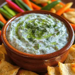 To craft the perfect Chill & Thrill Creamy Cucumber Herb Dip, it’s essential to understand the role of each ingredient. This recipe features a combination of fresh cucumbers, creamy bases, fragrant herbs, and zesty seasonings that come together to create a dip that is as delicious as it is nutritious.