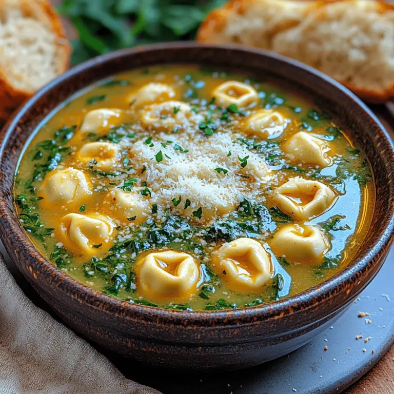 Before diving into the preparation of this Creamy Spinach Tortellini Soup, it’s essential to understand the foundational ingredients that contribute to its deliciousness and nutritional profile.