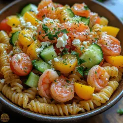 As the sun begins to shine brighter and the days grow longer, there's nothing quite like a refreshing dish that embodies the vibrant flavors of summer. Enter the Sun-Kissed Shrimp Pasta Salad—a delightful blend of succulent shrimp, colorful vegetables, and perfectly cooked pasta that will transport your taste buds straight to a sun-soaked beach. This dish is not only a feast for the eyes but also a wholesome choice that is perfect for warm weather gatherings, casual picnics, or meal prepping for the week ahead.