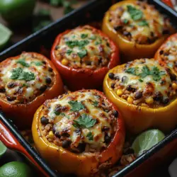 Stuffed sweet peppers are a delightful and versatile dish that has gained popularity for their vibrant presentation and wholesome ingredients. These colorful vegetables can transform into a flavorful meal perfect for a variety of occasions—from cozy family dinners to festive gatherings and even meal prep for busy weekdays. The visual appeal of sweet peppers, with their bright hues, combined with a rich, satisfying filling, makes them a perfect choice for anyone looking to introduce more nutritious meals into their diet.