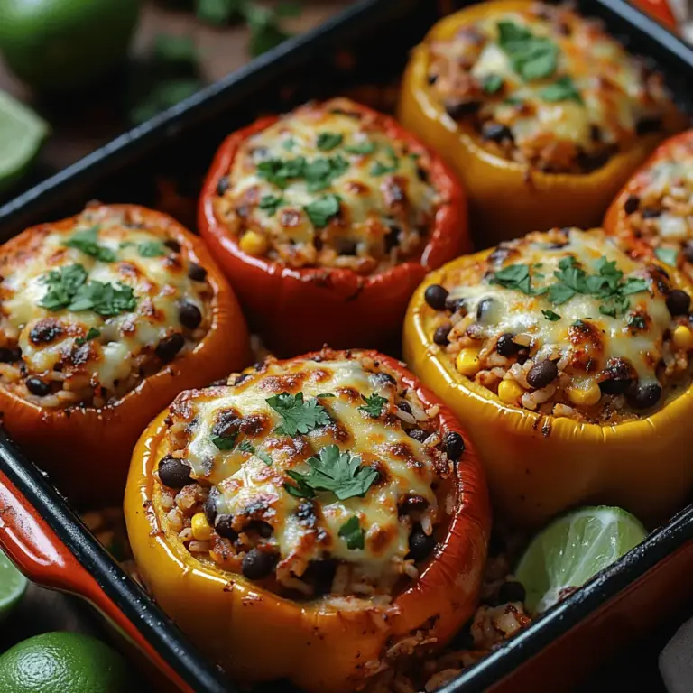 Stuffed sweet peppers are a delightful and versatile dish that has gained popularity for their vibrant presentation and wholesome ingredients. These colorful vegetables can transform into a flavorful meal perfect for a variety of occasions—from cozy family dinners to festive gatherings and even meal prep for busy weekdays. The visual appeal of sweet peppers, with their bright hues, combined with a rich, satisfying filling, makes them a perfect choice for anyone looking to introduce more nutritious meals into their diet.