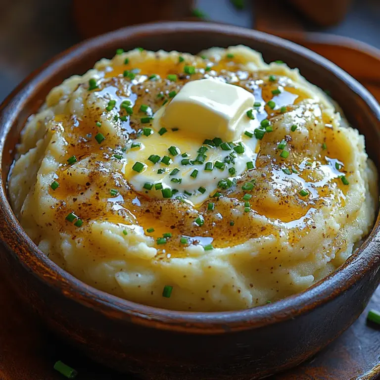 There's something undeniably comforting about a bowl of mashed potatoes. They embody warmth, nostalgia, and a sense of togetherness, making them a staple at family gatherings, holiday feasts, and cozy dinners at home. But what if we told you that you could elevate this classic side dish into a culinary masterpiece? Enter the Creamy Dreamy Sour Cream and Chive Mashed Potatoes. This delightful recipe transforms simple Yukon gold potatoes into a luxurious, creamy experience that will leave your taste buds yearning for more.