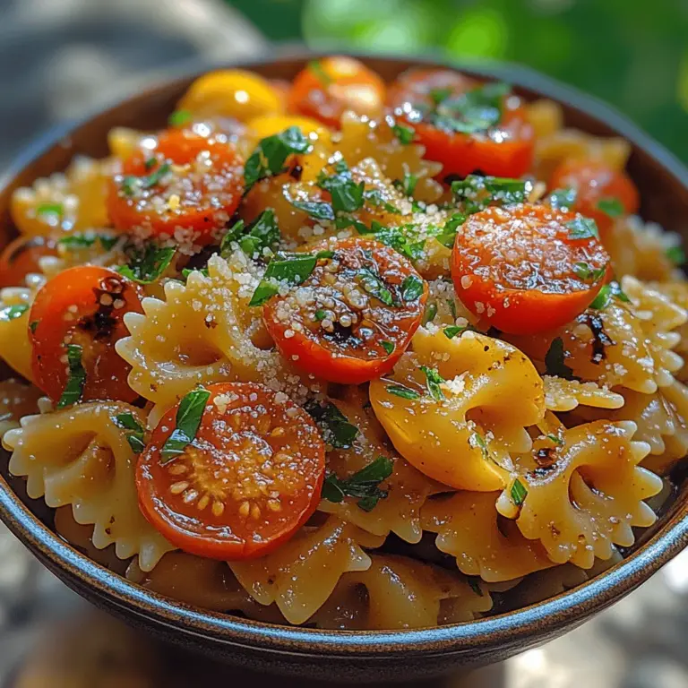 As the temperatures rise and the sun shines brighter, there’s nothing quite like a refreshing dish to cool down your summer days. Enter the Chilled Summer Delight: Cold Marinated Tomato Pasta. This inviting pasta salad is not only a feast for the eyes with its vibrant colors but also a burst of flavor that celebrates the bounty of the season. Perfectly chilled and infused with the essence of fresh ingredients, this dish makes for an ideal companion for outdoor gatherings, family picnics, or casual dinner parties.