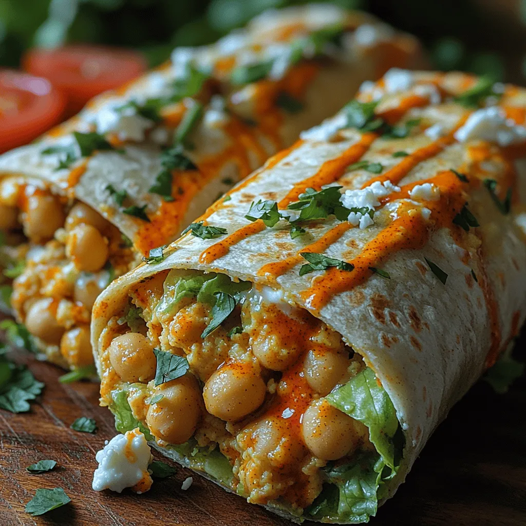 As more people embrace plant-based diets, the demand for quick and healthy meal options continues to rise. In today’s fast-paced world, finding nutritious meals that don’t compromise on flavor can be a challenge. Enter Spicy Buffalo Chickpea Wraps: a delicious solution for busy weeknights or a satisfying lunch option that delivers on taste and nutrition. Packed with protein, fiber, and vibrant flavors, these wraps are an excellent choice for anyone looking to enjoy a wholesome meal without spending hours in the kitchen.