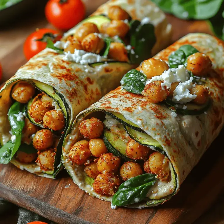 In recent years, the culinary world has witnessed a remarkable shift towards plant-based meals, driven by a growing awareness of health, sustainability, and ethical eating. As more people embrace vegetarian and vegan diets, the demand for delicious and nutritious recipes has soared. Among these, Savory Roasted Zucchini Chickpea Wraps stand out as an excellent option that combines flavor, texture, and nutritional benefits all in one delightful package.