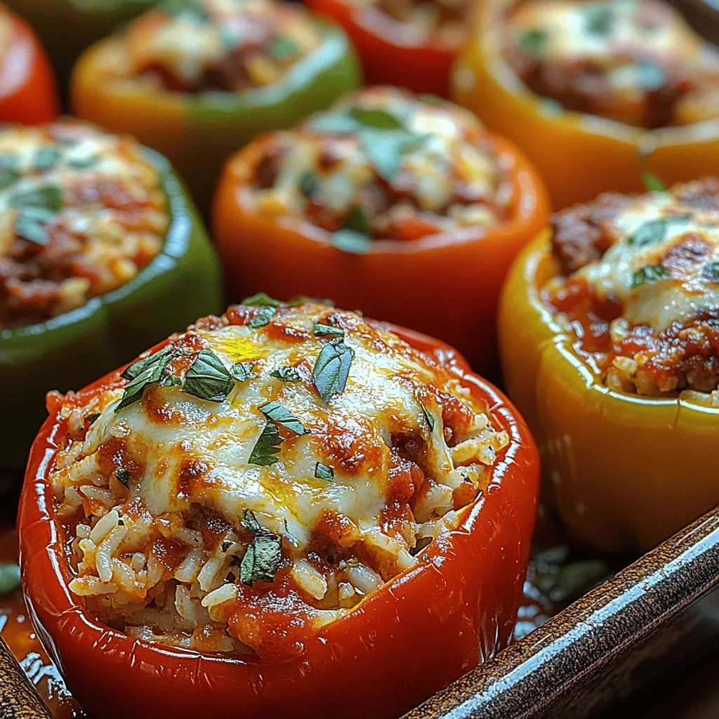 Italian Sausage Stuffed Bell Peppers are a delightful and hearty dish that captures the essence of comfort food in every bite. With their vibrant colors and rich flavors, these stuffed peppers not only please the palate but also brighten up any dining table. This recipe is a perfect representation of Italian cuisine, where simplicity meets bold flavors, making it a favorite for families and gatherings alike.