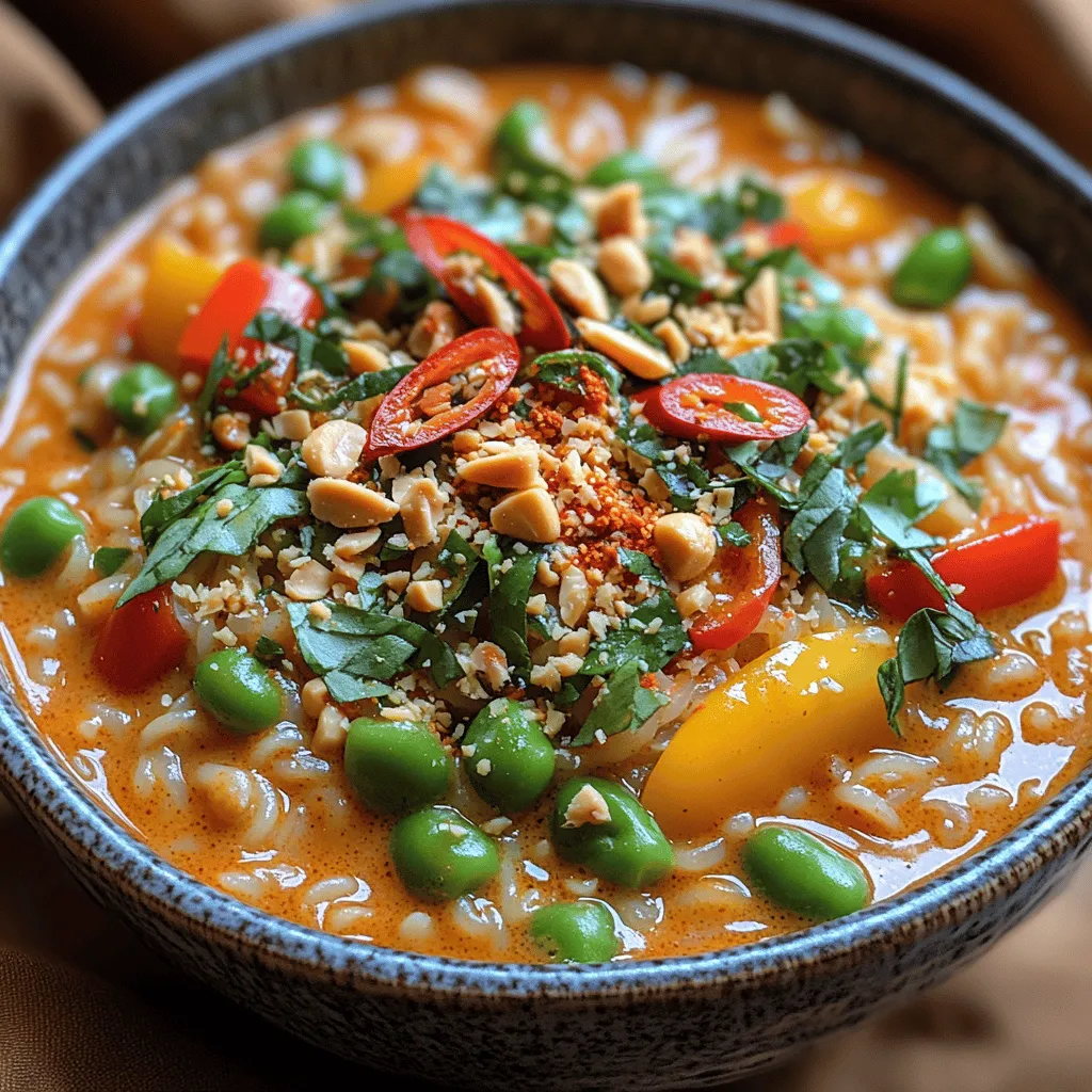 Spicy Thai Coconut Curry Noodles is not just a dish; it’s a vibrant representation of Thai culinary traditions that harmoniously blend flavors and textures. Originating from the heart of Southeast Asia, this dish has gained international acclaim due to its rich, aromatic qualities and the balance it strikes between spiciness, creaminess, and freshness. Thai cuisine is renowned for its ability to create complex flavors using simple, fresh ingredients, and this recipe embodies that philosophy perfectly.