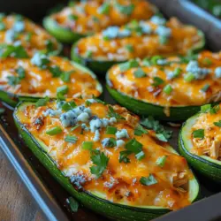 In today's fast-paced world, the pursuit of healthy yet delicious meals has become more important than ever. As we seek to satisfy our cravings while also adhering to dietary goals, the need for versatile ingredients that can accommodate various preferences has led to the rise of imaginative recipes. One such dish is the Spicy Buffalo Chicken Zucchini Boats. Combining the vibrant flavors of Buffalo chicken with the nutritious benefits of zucchini, this recipe perfectly marries taste and health. Whether you're looking for a quick weeknight dinner or a crowd-pleaser for your next gathering, these zucchini boats are sure to impress.