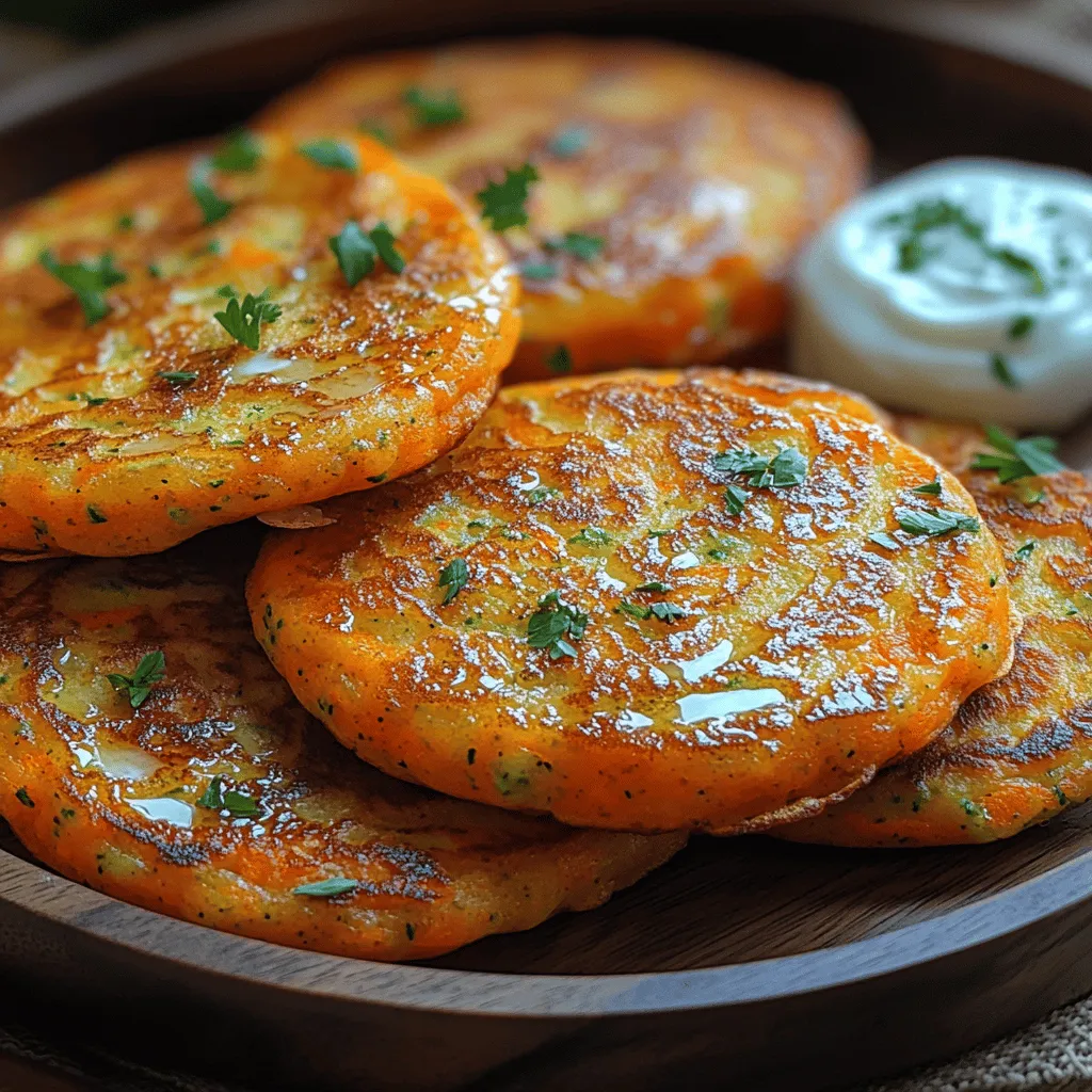 Zucchini is a key ingredient in savory carrot zucchini pancakes, and for good reason. Its moisture content is a critical factor that enhances the texture of the pancakes. When grated, zucchini releases water, which, when cooked, helps create a tender and moist pancake. The mild flavor of zucchini allows it to blend seamlessly with other ingredients, making it an excellent addition to both sweet and savory dishes.