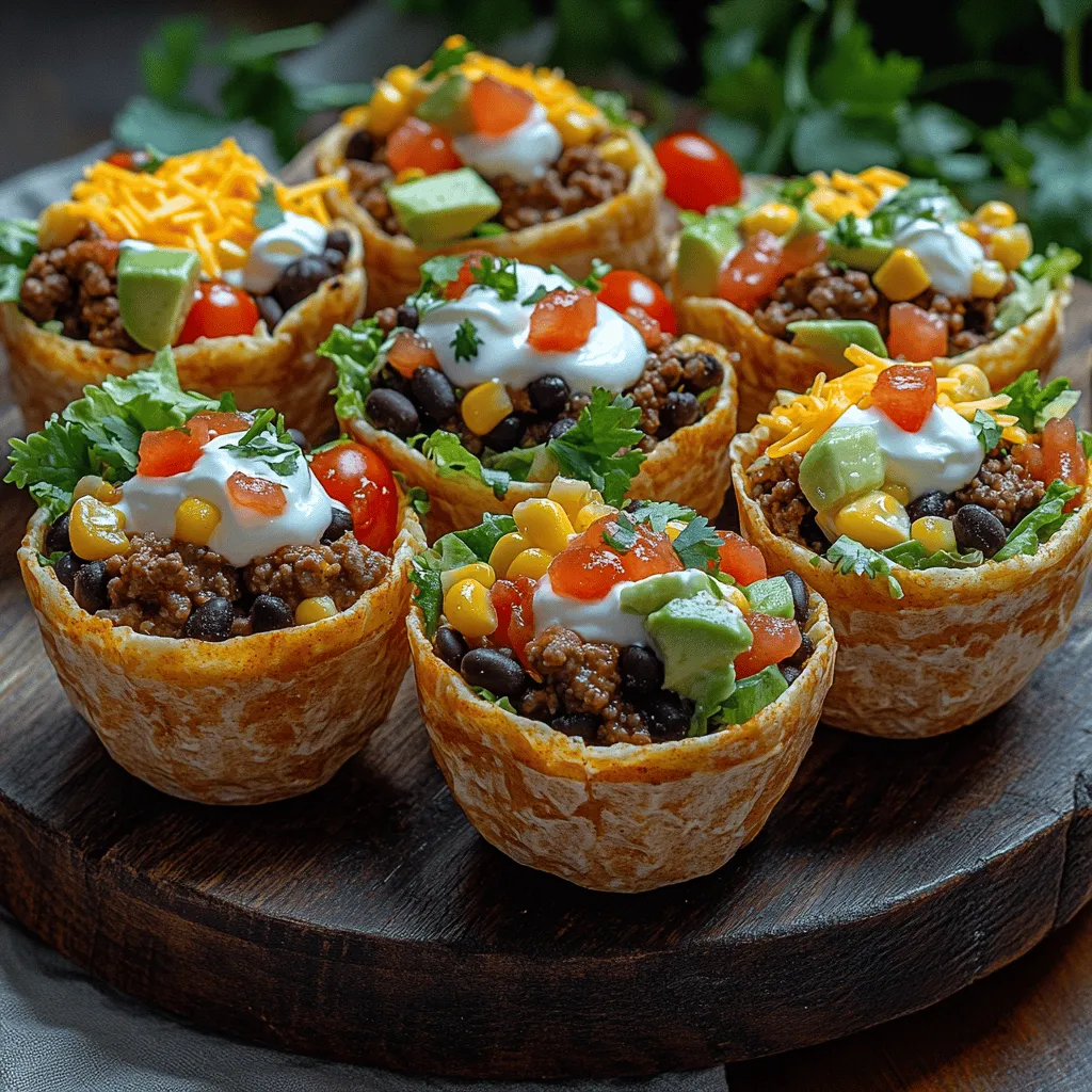 To create the perfect Crunchy Mini Taco Salad Cups, it’s essential to understand the role each ingredient plays in contributing to the overall flavor, texture, and nutritional profile of the dish. Here’s a closer look at the key ingredients used in this recipe:
