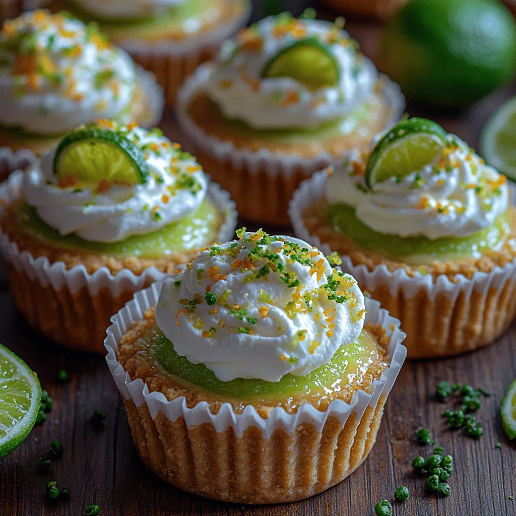 To create the perfect Zesty Mini Key Lime Cheesecakes, it is essential to understand the role of each ingredient. The following components are vital to achieving the ideal flavor, texture, and overall experience of these delightful desserts.