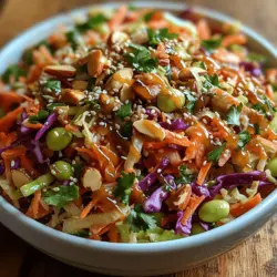 Creating the perfect Crunchy Asian Slaw begins with properly preparing your vegetables. The key to a delightful slaw lies in the texture, and achieving that crunchy bite is essential. Here’s how to prepare your vegetables step-by-step: