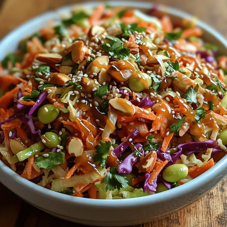 Creating the perfect Crunchy Asian Slaw begins with properly preparing your vegetables. The key to a delightful slaw lies in the texture, and achieving that crunchy bite is essential. Here’s how to prepare your vegetables step-by-step: