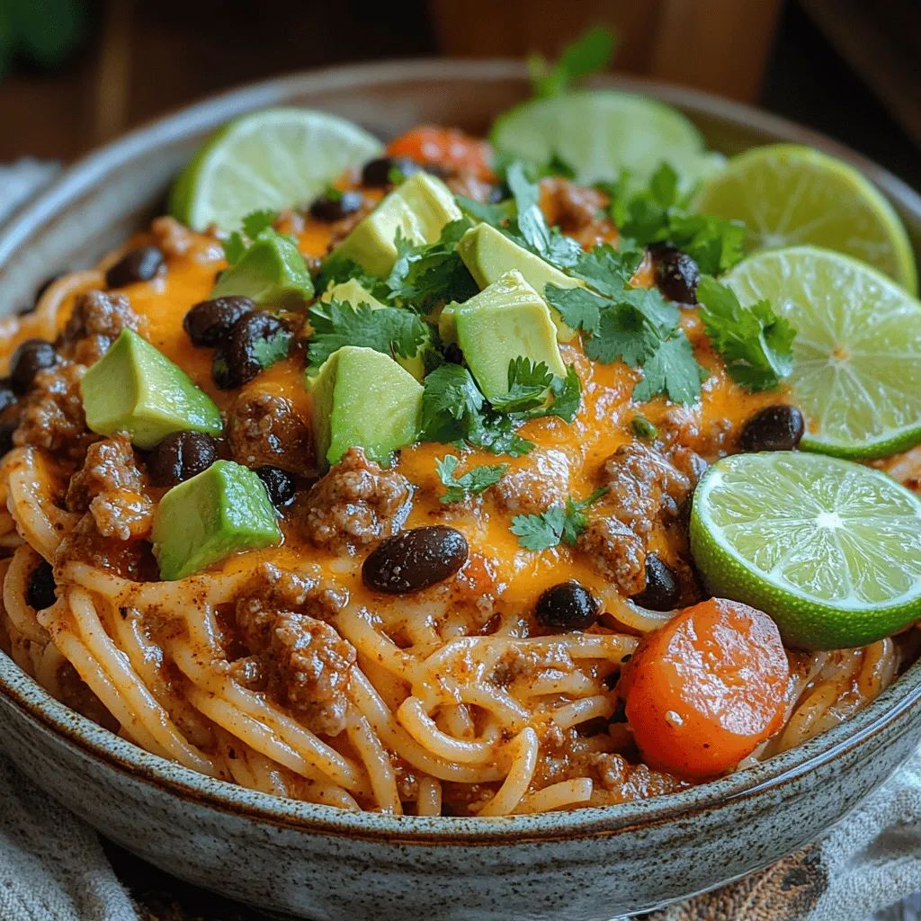 In today’s fast-paced world, one-pot meals are a game changer for busy home cooks. They offer the perfect solution for those hectic weeknights when time is short, but a nutritious and delicious meal is still desired. The concept of one-pot cooking not only simplifies the preparation process but also minimizes cleanup, making it an appealing option for families and social gatherings alike. Among the many one-pot recipes available, One-Pot Taco Spaghetti stands out as a delightful fusion of flavors that brings together the essence of classic tacos with the comforting texture of pasta.