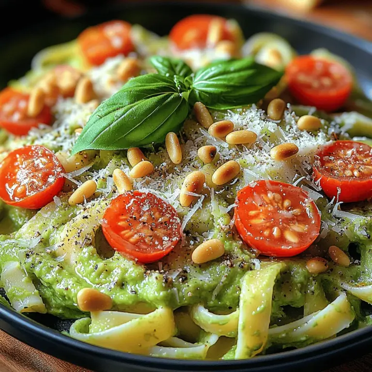 In recent years, avocados have transcended their status as just another ingredient and have become a superstar in the culinary world. This creamy, nutrient-dense fruit has captured the hearts and palates of food enthusiasts and health-conscious eaters alike. From toast to smoothies, avocados are now a staple in various dishes across the globe. One delightful and nutritious option that has emerged from this trend is the Creamy Avocado Pasta Delight. Combining the rich, buttery texture of avocados with the comforting familiarity of pasta makes this recipe not only satisfying but also a smart choice for those seeking a healthy meal without sacrificing flavor.
