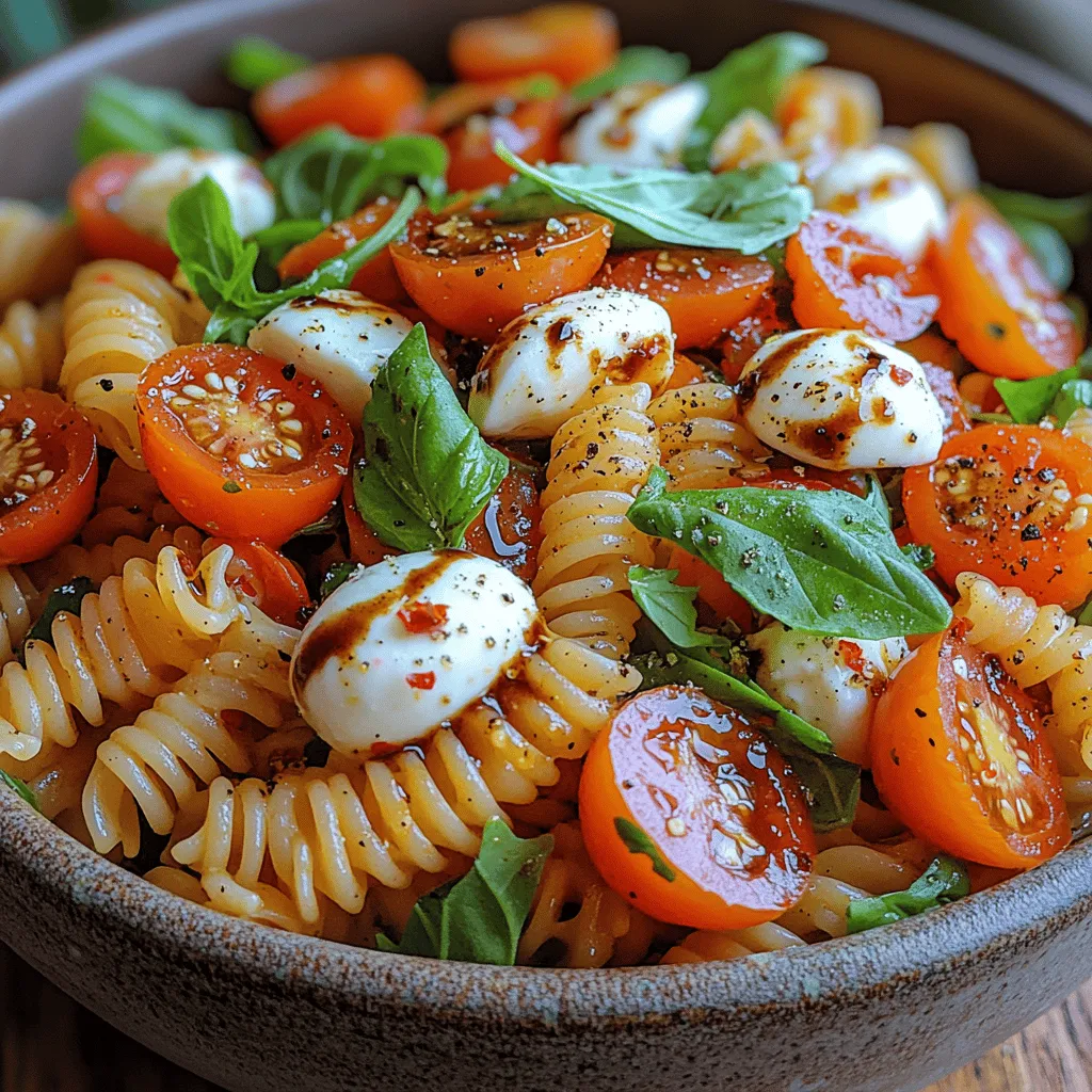 To appreciate the Caprese Pasta Salad fully, it’s essential to understand its roots. The traditional Caprese salad hails from the island of Capri in Italy, where it was first crafted to highlight the vibrant flavors of the region. This salad typically consists of just three ingredients: fresh mozzarella, juicy tomatoes, and aromatic basil, drizzled with extra-virgin olive oil and seasoned with salt and pepper. The colors of the ingredients—red, white, and green—reflect the Italian flag, symbolizing the pride of Italian cuisine.