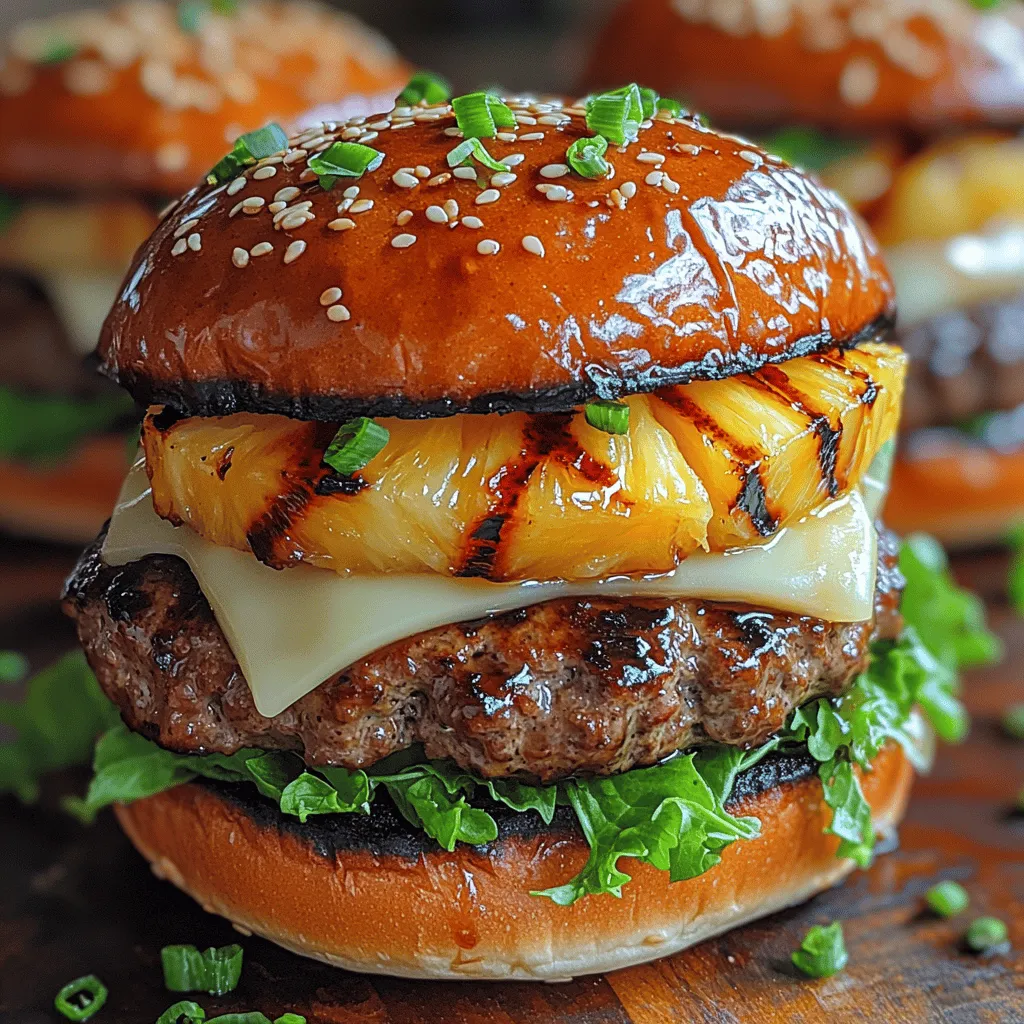 As the summer sun shines brightly and the days grow longer, it's time to fire up the grill and indulge in vibrant flavors that truly represent the season. One such dish that captures the essence of summer grilling is the Grilled Pineapple Teriyaki Burger. This unique twist on the classic burger combines savory, umami-rich teriyaki with the sweet, caramelized goodness of grilled pineapple, creating a deliciously mouthwatering experience that is perfect for any barbecue or family gathering.