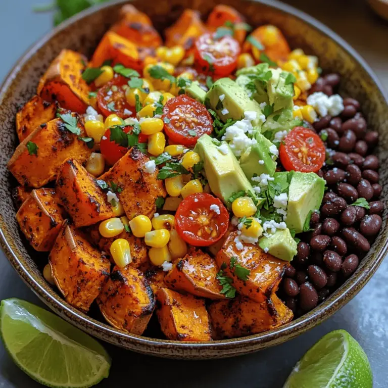 In the world of healthy eating, few dishes capture the essence of flavor, nutrition, and versatility quite like the Spicy Tex-Mex Sweet Potato Bowls. These vibrant bowls are a celebration of the rich, bold flavors characteristic of Tex-Mex cuisine, seamlessly blending the natural sweetness of sweet potatoes with a medley of savory and spicy elements. This dish not only tantalizes the taste buds but also serves as a powerhouse of nutrition, making it an ideal meal option for anyone looking to eat healthily without sacrificing flavor.