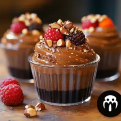 Indulging in a rich dessert is one of life’s simplest pleasures, and nothing encapsulates luxury quite like a velvety chocolate mousse. The allure of chocolate, combined with the nutty richness of hazelnuts, creates an irresistible treat that is both sophisticated and satisfying. In this article, we will delve into the art of creating Decadent Chocolate Hazelnut Mousse Cups—a delightful blend of dark chocolate, creamy hazelnut spread, and airy whipped cream. This recipe not only satisfies your sweet tooth but also impresses guests with its elegant presentation. Whether you are celebrating a special occasion or simply treating yourself to a moment of indulgence, these mousse cups are sure to be a hit.
