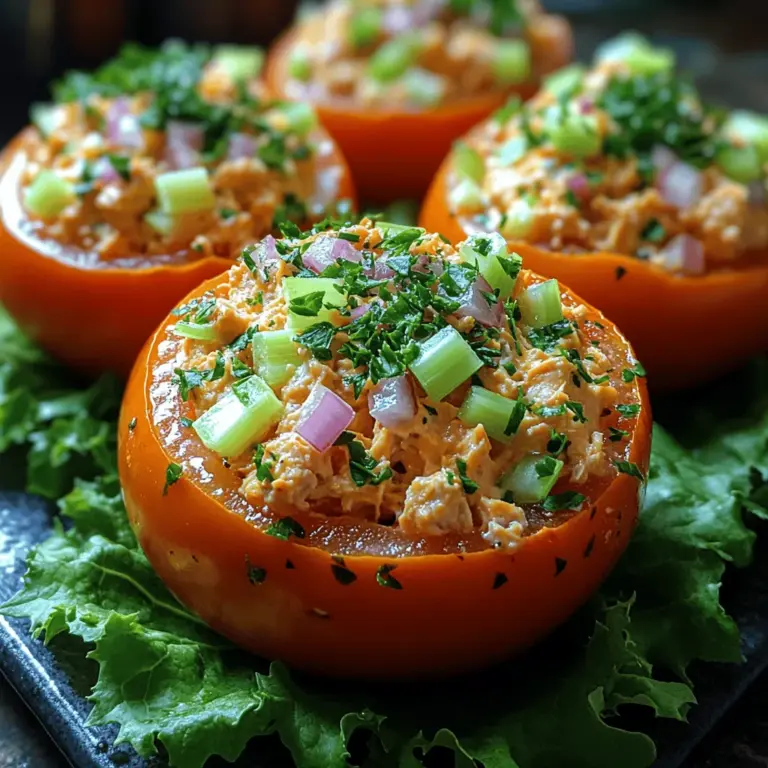 Tuna stuffed tomatoes are a culinary treasure that combines the freshness of ripe tomatoes with the savory goodness of tuna, creating a dish that is both delicious and visually appealing. This recipe has gained popularity for its versatility, serving as an excellent appetizer for gatherings or a light lunch that won't weigh you down. The simplicity of the dish, coupled with the vibrant and fresh ingredients, makes it an ideal choice for anyone looking to enjoy a healthy yet satisfying meal.