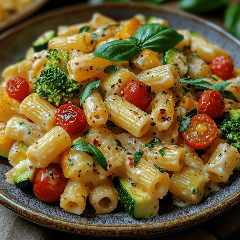 To achieve the perfect creamy roasted veggie pasta, understanding the ingredients is crucial. Each component plays a significant role in creating a dish that is not only delicious but also packed with nutrients.