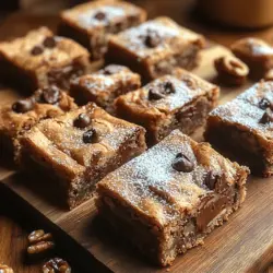 Indulging in a sweet treat can brighten anyone's day, and what better way to satisfy that sweet tooth than with a batch of Decadent Dreamy Chocolate Chip Blondie Bars? These delightful bars are a luscious alternative to traditional brownies, capturing the essence of rich flavors that come from butter, brown sugar, and an abundance of chocolate. The result is a chewy texture that is simply irresistible. Whether you are hosting a casual get-together, celebrating a special occasion, or just craving something delicious, blondies offer a comforting bite that will leave your guests asking for seconds.