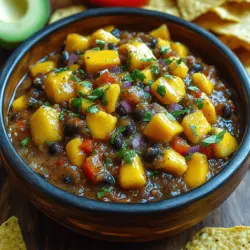 Salsa has become a staple in culinary traditions across the globe, celebrated not just for its vibrant flavors but also for its versatility. From classic tomato salsas to innovative fruit-based variations, this beloved condiment can transform any dish into a festive affair. One such delightful creation is the Tropical Twist Mango Black Bean Salsa. This recipe stands out as a vibrant, nutritious option that brings together the sweetness of ripe mangoes and the hearty texture of black beans, creating a refreshing burst of flavor with every bite.