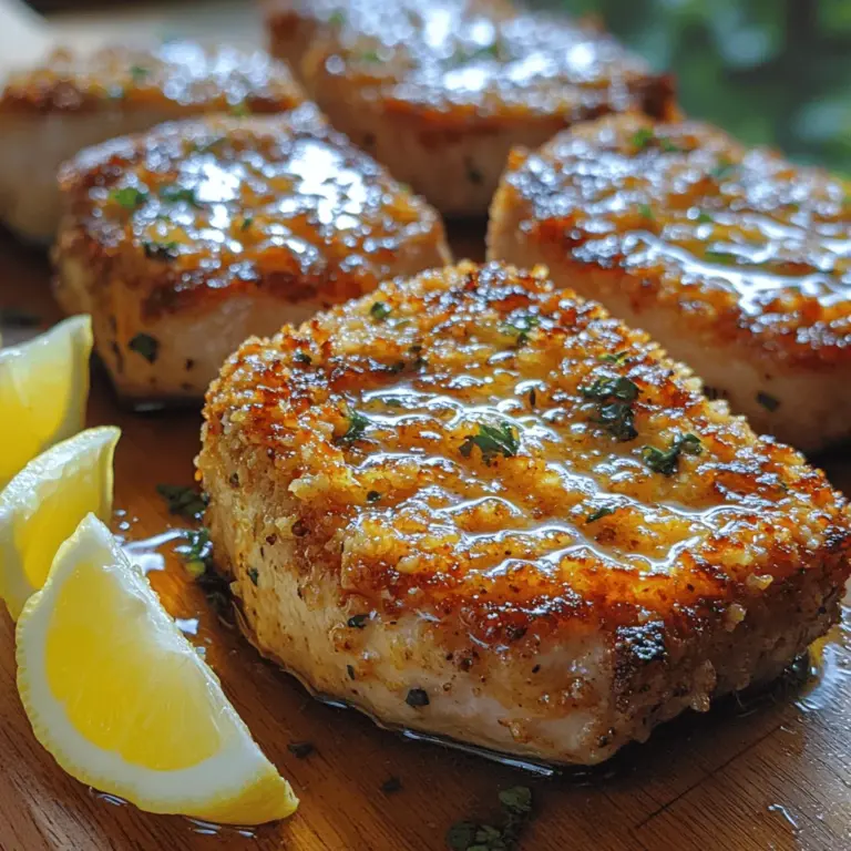 Parmesan Crusted Pork Chops are a culinary masterpiece that combines the heartiness of pork with the rich, savory flavor of Parmesan cheese, resulting in a dish that is both satisfying and delightful. This recipe not only caters to the taste buds but also showcases the importance of texture in cooking. The crispy crust, achieved through a clever combination of ingredients, creates a delightful contrast to the tender, juicy meat of the pork chop. In this article, we will explore the essential components that make these pork chops stand out, including a detailed breakdown of the ingredients, and provide step-by-step preparation instructions to help you create a dish that is sure to impress.