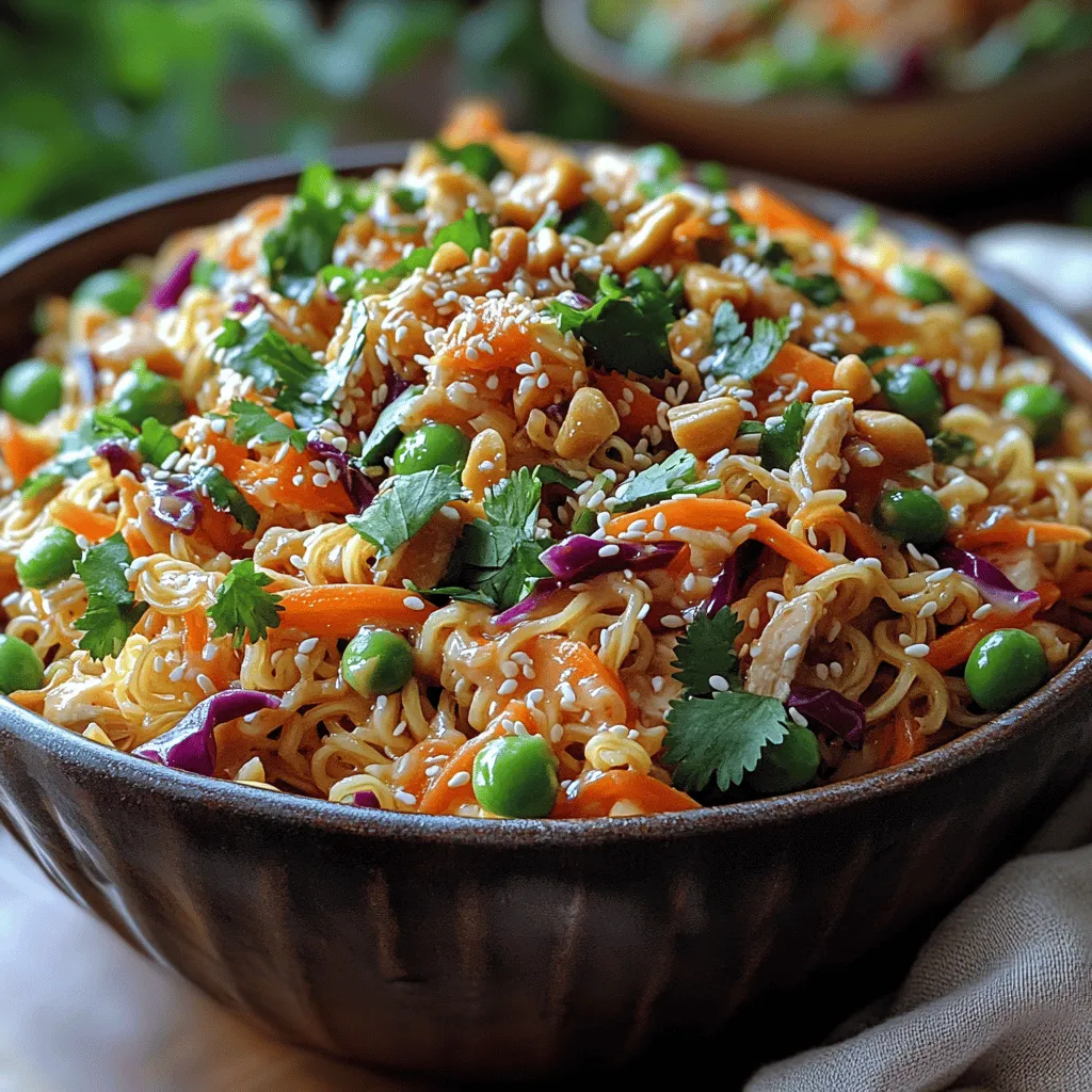 In the world of quick and wholesome meals, the Crunchy Ramen Noodle Chicken Salad stands out as a delightful option that perfectly balances flavor and texture. This salad is not just a dish; it’s a celebration of vibrant ingredients coming together to create a satisfying experience for your taste buds. Combining the heartiness of chicken with the satisfying crunch of fresh vegetables and the unique texture of ramen noodles, this salad is a versatile choice for lunch, dinner, or even as a side dish at your next gathering.