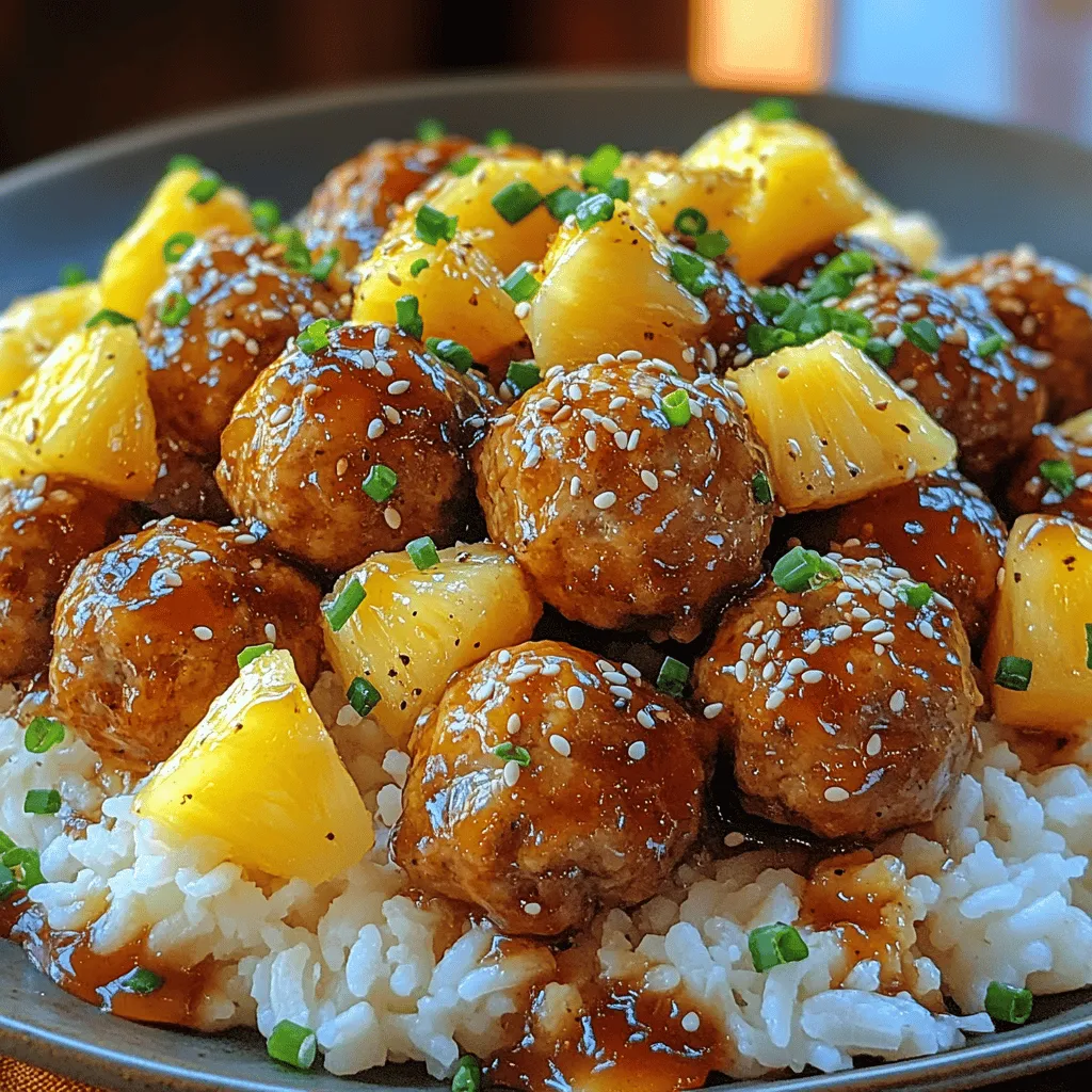 In the world of culinary delights, few combinations are as enticing as the sweet and savory profile of teriyaki sauce paired with juicy meatballs. This Juicy Teriyaki Pineapple Meatballs recipe is a perfect example of how diverse flavors can come together to create a mouthwatering dish that is sure to please the entire family. Whether you’re looking for a weeknight dinner solution or a dish to impress guests, these meatballs deliver both in taste and presentation.