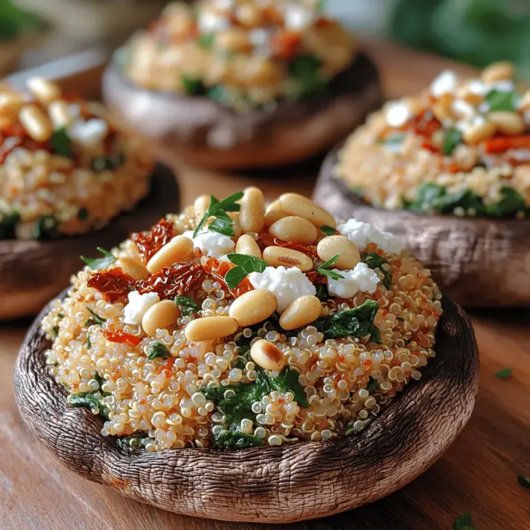 Delve into the world of savory stuffed Portobello mushrooms, a delightful dish that combines rich flavors and hearty ingredients, perfect for any occasion. This recipe not only satisfies your taste buds but also offers a nutritious option packed with protein, healthy fats, and essential vitamins. Whether you’re seeking a delicious appetizer for a gathering, a side dish for your dinner table, or a stand-alone main course, these stuffed mushrooms are sure to impress. In this article, we’ll explore the ingredients, preparation methods, and the benefits of this culinary creation.