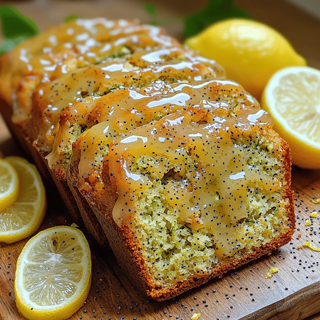 Zucchini bread has carved its niche as a beloved staple in the baking world, celebrated for its moist texture and subtle sweetness. This versatile treat not only makes for an excellent dessert but also serves as a delicious breakfast option or a delightful snack. Its appeal lies in the unique way it combines the flavors of fresh zucchini with a hint of sweetness, often complemented by spices and nuts. However, this Lemon Poppyseed Zucchini Bread takes the classic recipe a step further by introducing the bright, zesty notes of lemon and the delightful crunch of poppy seeds. This intriguing twist elevates the traditional zucchini bread, making it a refreshing addition to any table.