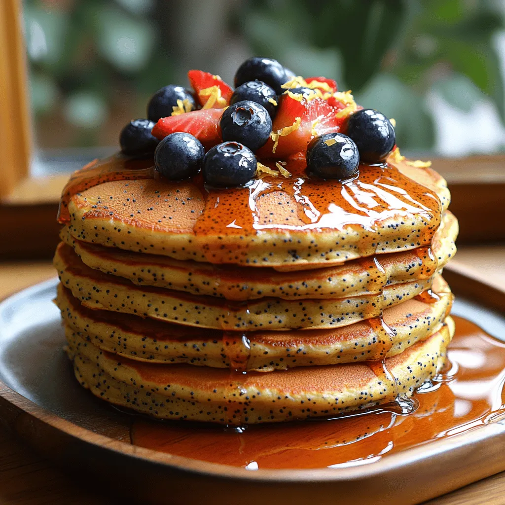 Bright and zesty, Lemon Poppy Seed Pancakes are the perfect way to start your morning. Combining the refreshing flavor of lemon with the delightful crunch of poppy seeds, these pancakes are not only delicious but also visually appealing. Lively and invigorating, they capture the essence of spring and summer mornings, making them an ideal choice for breakfast or brunch. As you prepare to indulge in these culinary delights, you’ll find that they bring a unique twist to traditional pancakes, setting them apart with their vibrant flavor profile.