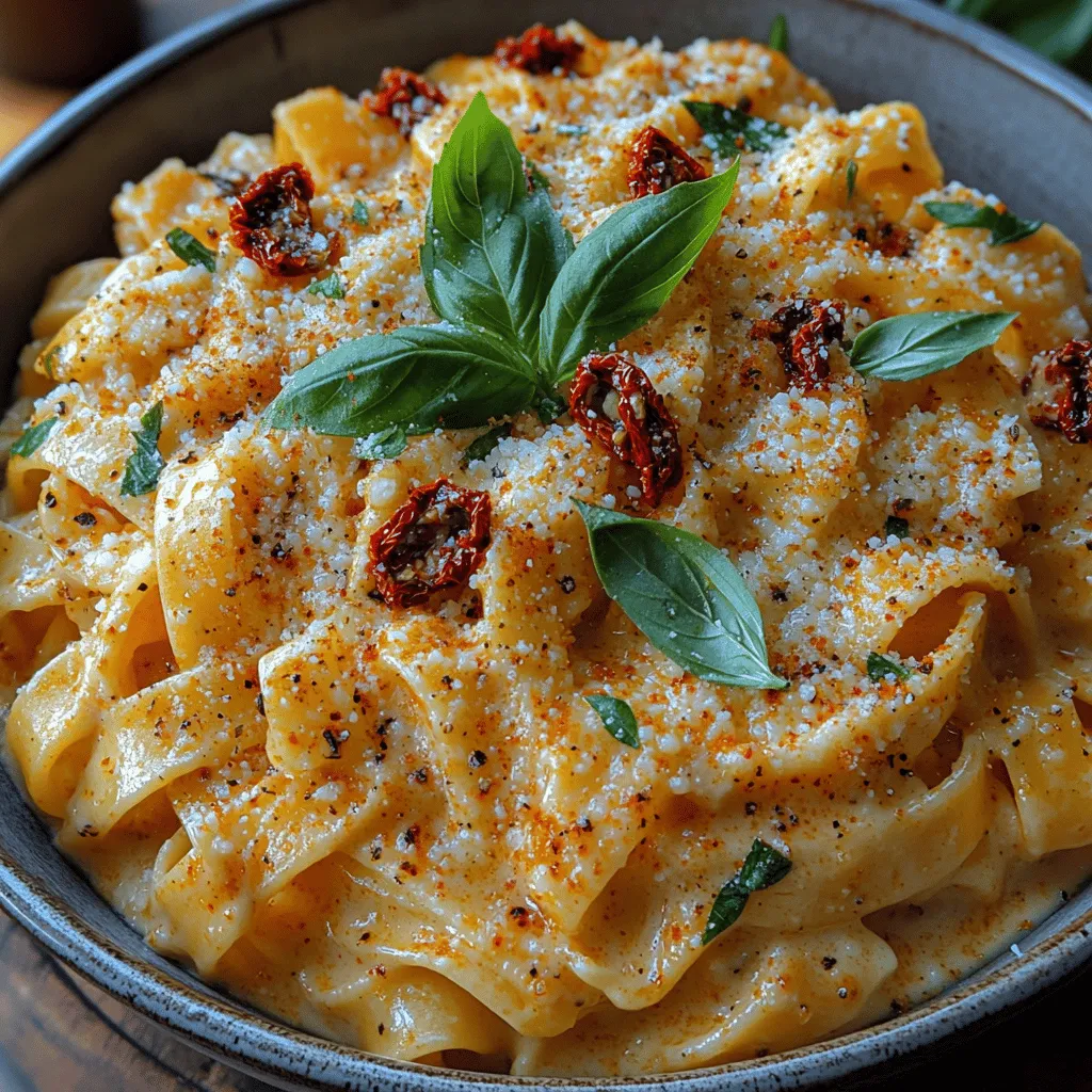 Creamy sun-dried tomato pasta is a delightful dish that perfectly marries rich, savory flavors with a luscious, velvety sauce. This pasta recipe is not only a feast for the eyes but also a comforting meal that can transform a simple weeknight dinner into something extraordinary. The creamy texture, thanks to the incorporation of heavy cream and Parmesan cheese, creates a satisfying experience that envelops every strand of pasta.