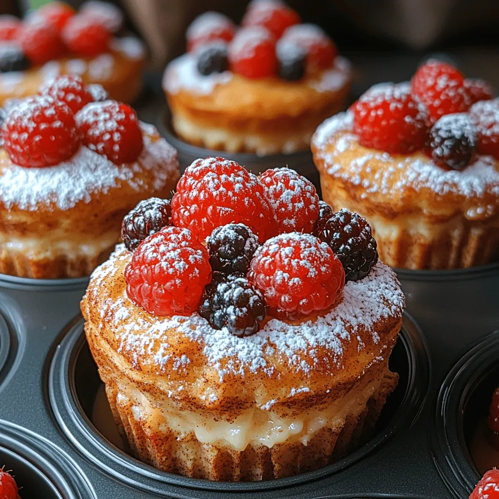 To create the perfect Baked Cinnamon French Toast Muffins, it's crucial to understand the foundational components that contribute to their delightful flavor and texture. Each ingredient plays a significant role, enhancing the overall experience and ensuring that each bite is as delicious as the last.