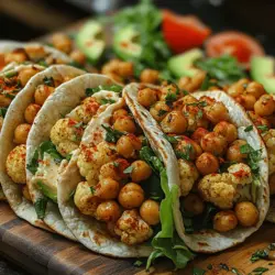 In recent years, the demand for plant-based meals has surged as more people become aware of the numerous health benefits associated with a diet rich in vegetables, legumes, and whole grains. This trend reflects a broader shift towards healthier, sustainable eating habits that not only promote personal wellness but also contribute positively to the environment. One delightful way to embrace this trend is through the Roasted Cauliflower & Chickpea Wrap, a dish that is both nutritious and bursting with flavor.