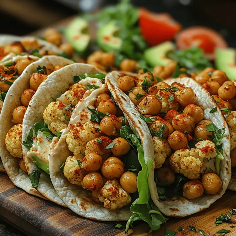 In recent years, the demand for plant-based meals has surged as more people become aware of the numerous health benefits associated with a diet rich in vegetables, legumes, and whole grains. This trend reflects a broader shift towards healthier, sustainable eating habits that not only promote personal wellness but also contribute positively to the environment. One delightful way to embrace this trend is through the Roasted Cauliflower & Chickpea Wrap, a dish that is both nutritious and bursting with flavor.