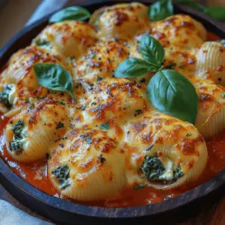 Stuffing your pasta shells can be one of the most satisfying parts of making Creamy Dreamy Spinach Cheese Shells. To ensure you achieve an even filling distribution, follow these simple yet effective techniques: