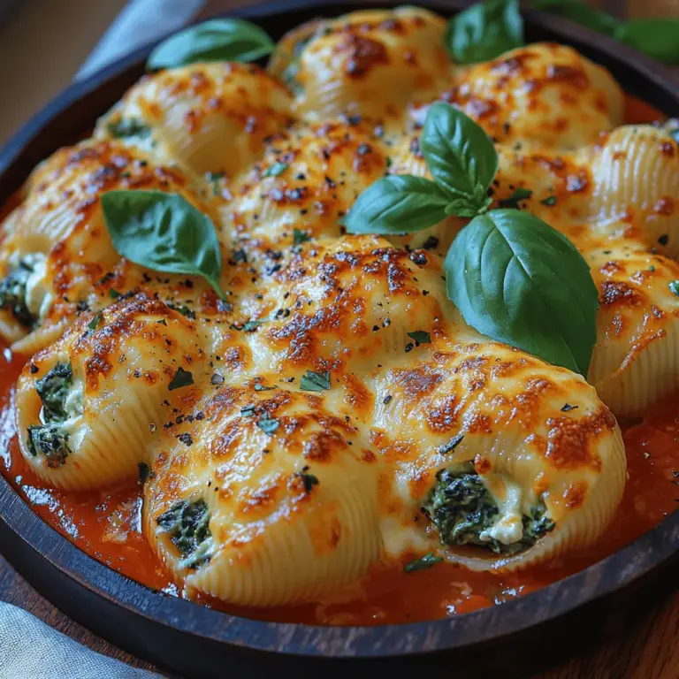 Stuffing your pasta shells can be one of the most satisfying parts of making Creamy Dreamy Spinach Cheese Shells. To ensure you achieve an even filling distribution, follow these simple yet effective techniques: