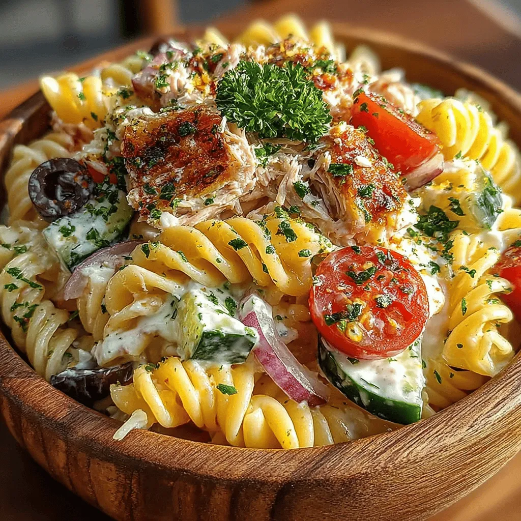 When it comes to quick and satisfying meal options, few dishes can compete with a well-crafted pasta salad. Among the myriad of pasta salad recipes, the Zesty Tuna Pasta Salad Surprise stands out as a delightful blend of flavors and textures that appeal to a wide range of palates. This dish combines hearty rotini pasta with protein-packed tuna and a colorful array of fresh vegetables, making it not only a feast for the eyes but also a nutritious option for any occasion. Whether you're preparing a light lunch, a picnic treat, or a side dish for a family gathering, this pasta salad will surely impress.