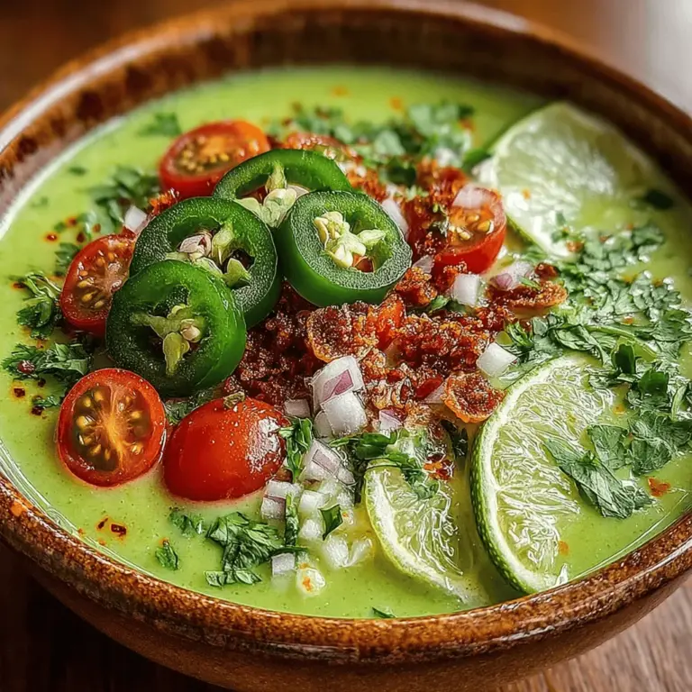In recent years, avocados have surged in popularity, becoming a staple ingredient in kitchens around the world. Known for their rich, creamy texture and versatile flavor, avocados are no longer just a trendy addition to toast; they are now celebrated in various culinary applications, including salads, dips, and even desserts. One delightful way to enjoy this superfruit is through chilled soups, which offer a refreshing twist during the warmer months. When you combine the creaminess of avocado with a zesty blend of flavors, you get the Creamy Avocado Zing Soup—an invigorating dish that not only tantalizes the taste buds but also packs a nutritional punch.