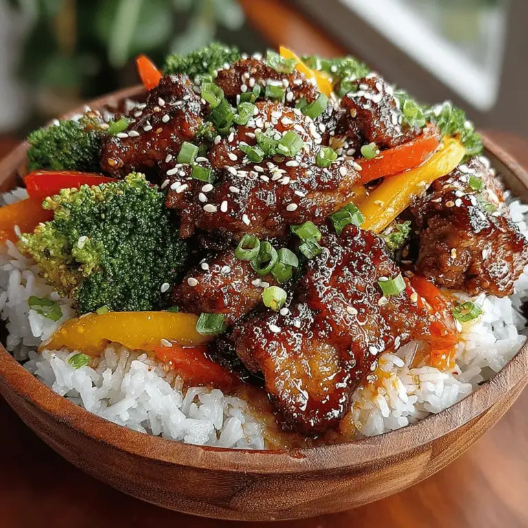 Teriyaki Chicken Rice Bowls have carved out a special place in the hearts of food lovers around the globe, and it’s easy to see why. This dish combines tender, juicy chicken with the perfect balance of sweet and savory flavors, all served over a bed of fluffy rice. Its appeal lies not only in its delightful taste but also in its versatility; it can be easily customized with a variety of vegetables and garnishes to suit personal preferences.