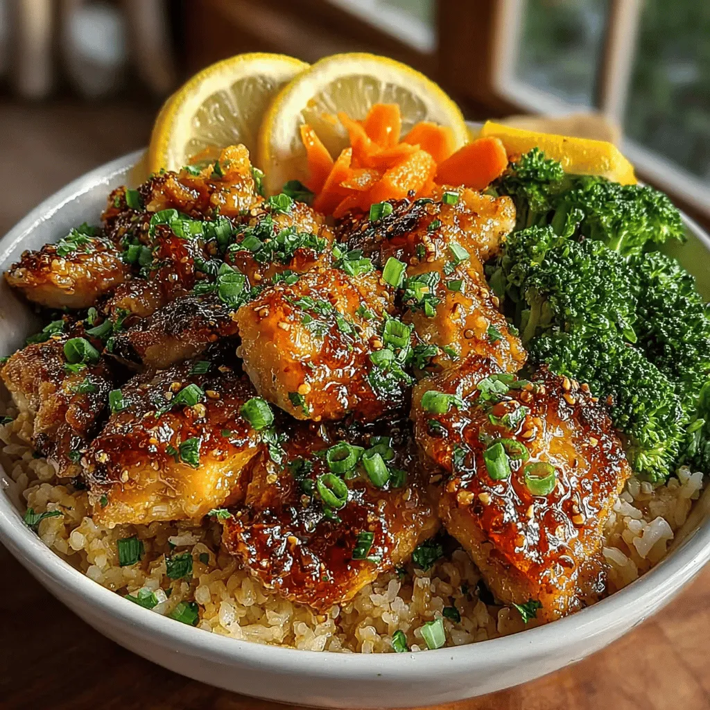 In the fast-paced world we live in, finding a meal that is both quick to prepare and packed with flavor can be a challenge. Enter Honey Lemon Chicken Bowls, a delightful dish that combines the sweetness of honey with the zesty brightness of lemon, all while featuring lean protein and vibrant vegetables. This recipe not only satisfies your taste buds but also provides a wholesome balance of protein, carbohydrates, and nutrients—making it an ideal choice for busy weeknights or meal prepping for the week ahead.