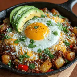 Breakfast hashes have become a beloved staple in kitchens around the world, celebrated for their hearty nature and remarkable versatility. Often characterized by a combination of potatoes, proteins, and an array of vegetables, breakfast hashes can be tailored to fit any palate or occasion. Among the many variations, the Spicy Taco Potato Breakfast Hash stands out as a bold and exciting twist on traditional morning fare. This dish not only promises a delightful medley of flavors and textures but also transforms the humble breakfast into a vibrant culinary experience.