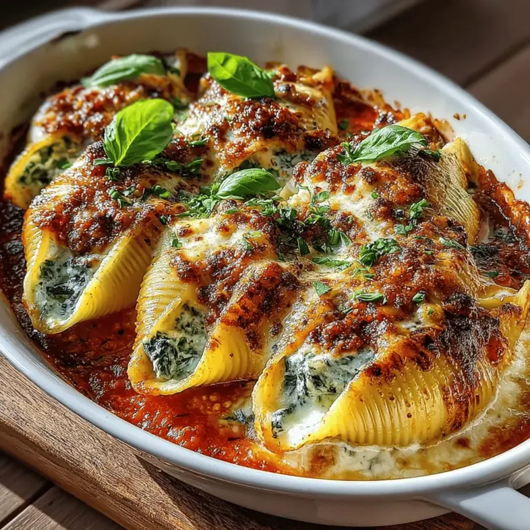 When it comes to comfort food, few dishes can rival the warm embrace of stuffed pasta. Among the plethora of options available, Spinach & Mushroom Delight Stuffed Shells stand out as a quintessential choice, combining rich flavors and hearty ingredients into a single, mouthwatering dish. This recipe not only delights the palate but also offers a nourishing meal that appeals to both vegetarians and meat-lovers alike.