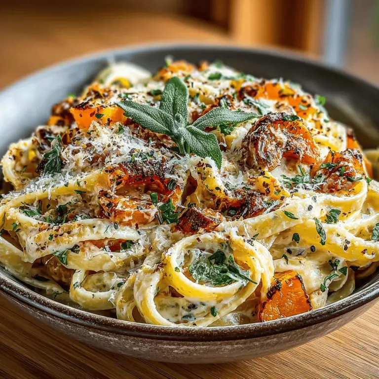 As the leaves begin to change color and the air turns crisp, the culinary world invites us to embrace the rich, comforting flavors of fall. One dish that perfectly encapsulates this seasonal shift is Savory Butternut Squash & Sage Pasta. This delightful recipe combines the earthy sweetness of roasted butternut squash with the aromatic essence of fresh sage, resulting in a warm and satisfying meal that is perfect for cozy evenings or festive gatherings.